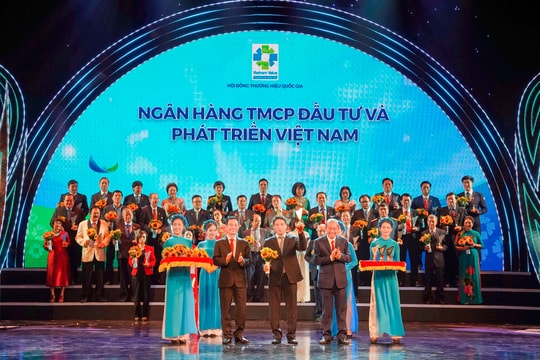 BIDV lần thứ 6 đạt danh hiệu Thương hiệu Quốc gia
