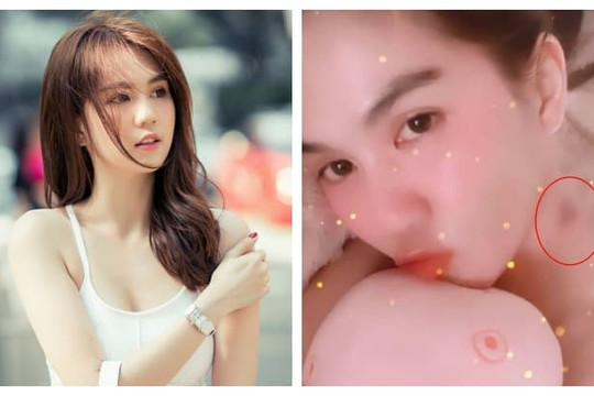 Khoe khoảnh khắc đẹp miễn chê lúc vừa thức giấc, Ngọc Trinh gây tò mò khi để lộ dấu vết lạ trên cổ