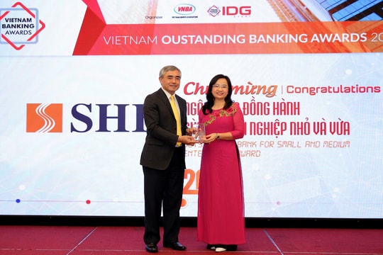 SHB được vinh danh 2 giải thưởng Ngân hàng Việt Nam tiêu biểu 2020