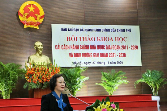 CCHC giai đoạn 2021-2030: Cần tập trung cải cách thủ tục hành chính, xây dựng Chính phủ điện tử
