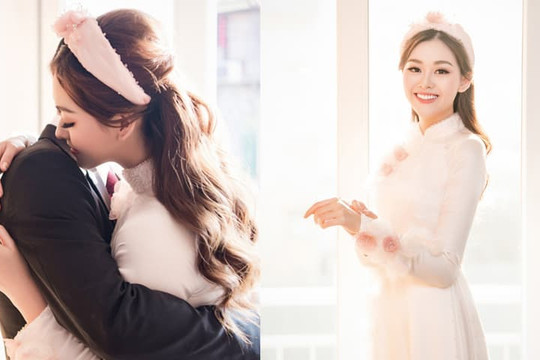 Hé lộ hình ảnh đẹp long lanh trong lễ rước dâu của Á hậu Tường San: Chân dung chồng sắp cưới vẫn là 'ẩn số'