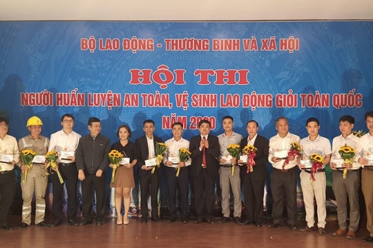 EVNHANOI giành giải A Người huấn luyện an toàn, vệ sinh lao động giỏi toàn quốc năm 2020