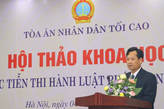 Hội thảo khoa học: Thực tiễn thi hành Luật Phá sản năm 2014