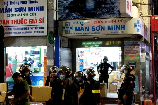Lô thuốc, dụng cụ y tế khoảng 5 tỷ đồng không rõ nguồn gốc tại hệ thống nhà thuốc lớn ở Đồng Nai