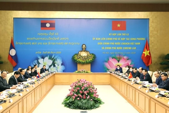 Kỳ họp 43 Ủy ban liên chính phủ Việt Nam-Lào: Thành công tạo ra động lực mới