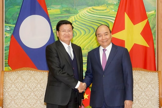 Thủ tướng Lào thăm Việt Nam, đồng chủ trì Kỳ họp 43 Ủy ban liên Chính phủ Việt Nam-Lào