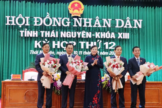Thái nguyên có tân Chủ tịch UBND tỉnh và Chủ tịch HĐND tỉnh