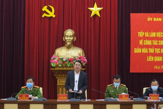 Hải Phòng: Cải cách, đơn giản hóa thủ tục hành chính quản lý dân cư