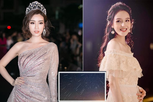 Đỗ Mỹ Linh rủ Á hậu Hoàng Anh thức thâu đêm xem mưa sao băng và cái kết 'tẽn tò'