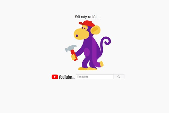 YouTube, Gmail bị sập tại Việt Nam