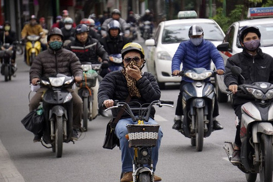 Hà Nội: Chất lượng không khí tiếp tục ở mức kém