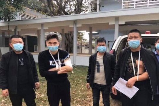Bốn người Trung Quốc nghi nhập cảnh trái phép được đưa đi cách ly