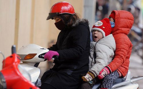 Những ngày rét đậm trường có thể điều chỉnh thời gian học