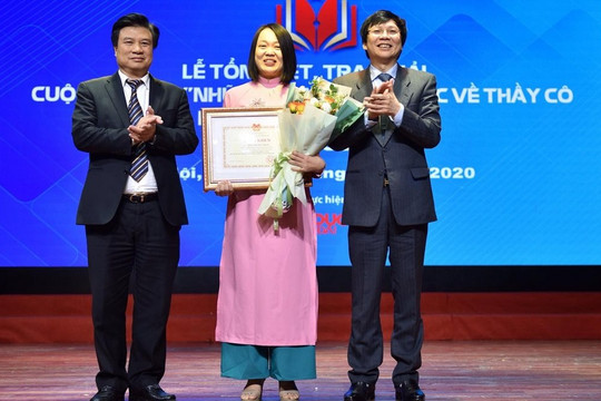 Tác phẩm “Cô Hiền” đạt giải nhất thi viết thầy cô và mái trường