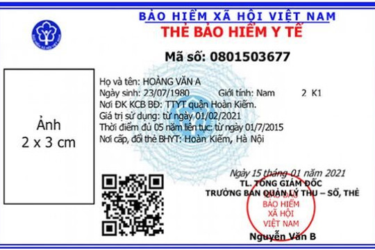 Sẵn sàng cấp thẻ BHYT theo mẫu mới  