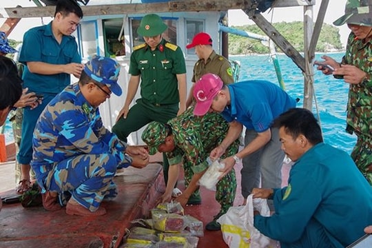 Quân đội phát hiện 20kg ma tuý dạt trôi trên biển Thổ Chu