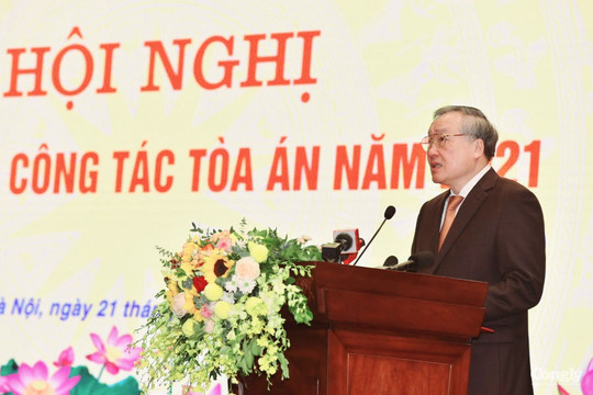 Khai mạc Hội nghị triển khai công tác Tòa án năm 2021