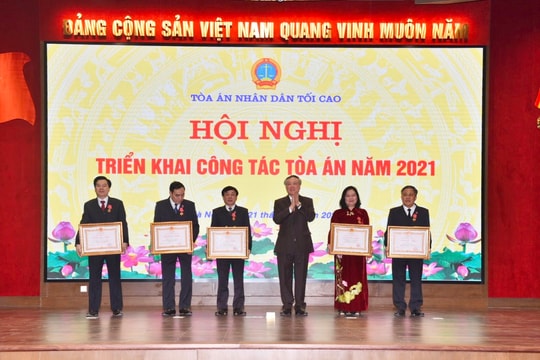 Công tác Tòa án năm 2020: Khen thưởng đúng người, đúng việc, đúng thành tích