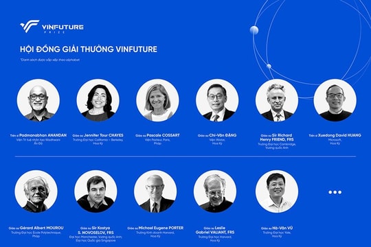 Giải thưởng VinFuture: Để khoa học phụng sự nhân loại tốt hơn