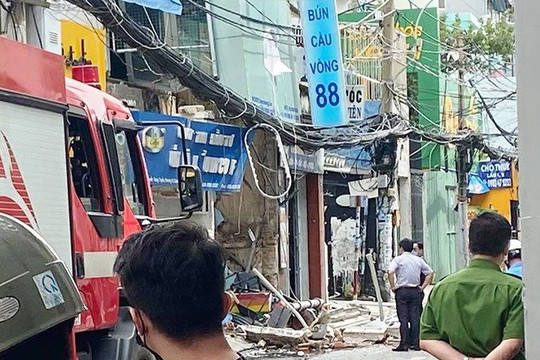 Điều tra vụ nổ lớn tại quán bún ở quận Phú Nhuận