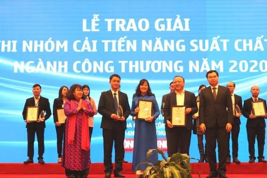 EVNNPC giành á quân cuộc thi Nhóm cải tiến năng suất chất lượng ngành Công thương
