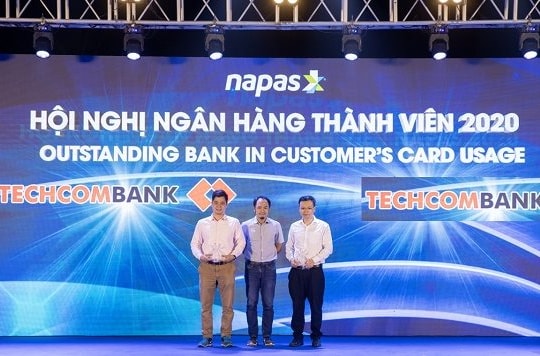 NAPAS vinh danh Techcombank là “Ngân hàng tiêu biểu năm 2020”    