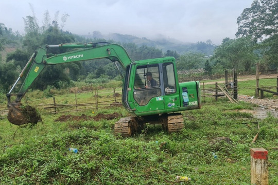 Khởi công nhà tái định cư cho người dân vùng sạt lở Trà Leng