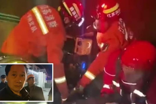 Nỗ lực cứu người rơi xuống sông giữa đêm lạnh, khi đưa lên bờ người đàn ông mới nhận ra đây chính là cha mình