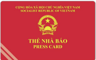 Công bố mẫu thẻ nhà báo kỳ hạn 2021 - 2025 với chip chống làm giả