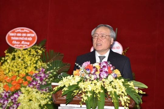 Chánh án TANDTC Nguyễn Hòa Bình dự Hội nghị triển khai công tác năm 2021 TAND hai cấp TP Hà Nội