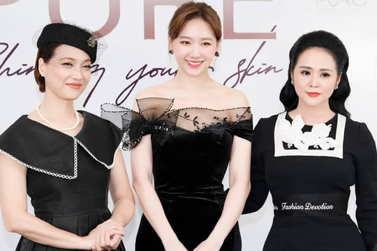 Nữ hoàng hoa hồng Bùi Thanh Hương làm diễn giả trong sự kiện Hari Won nhậm chức