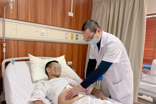 Tưởng bụng chướng, nam thanh niên bất ngờ phát hiện khối u nguy hiểm