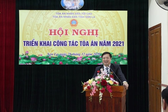 TAND hai cấp tỉnh Sơn La tổ chức Hội nghị triển khai công tác năm 2021