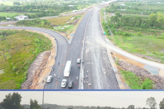Cao tốc Trung Lương - Mỹ Thuận thông tuyến, sẵn sàng phục vụ người dân dịp Tết Tân Sửu 2021