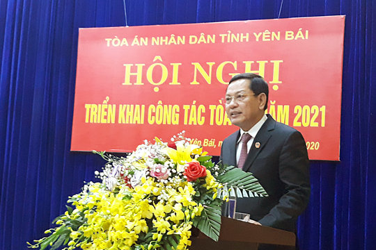 TAND hai cấp tỉnh Yên Bái triển khai công tác Tòa án năm 2021