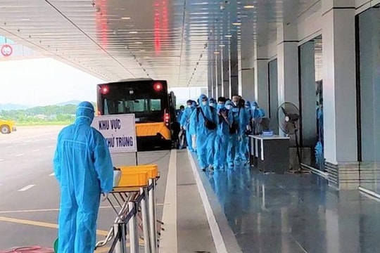Việt Nam thêm 9 ca mắc mới COVID-19 nhập cảnh tại 3 tỉnh 
