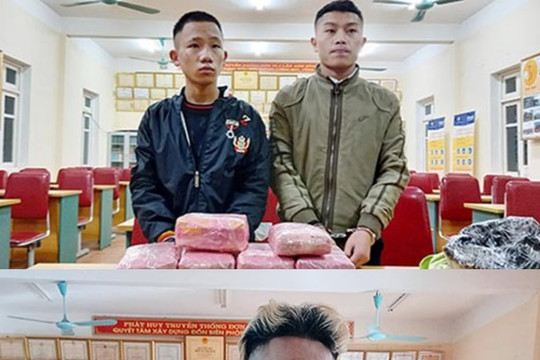 Nghệ An: Bắt 3 đối tượng vận chuyển số lượng lớn ma tuý để lấy tiền công
