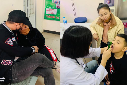 Quý tử nhà nhạc sĩ Tú Dưa bị ngộ độc thực phẩm, nhiễm khuẩn phải đi bệnh viện