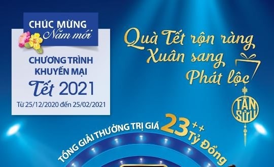 BIDV tung khuyến mãi khủng hơn 23 tỷ đồng Chào đón năm mới