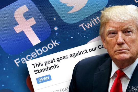 Facebook, Twitter đồng loạt khóa tài khoản của Tổng thống Mỹ Donald Trump