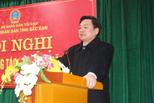 Toà án hai cấp tỉnh Bắc Kạn triển khai công tác năm 2021