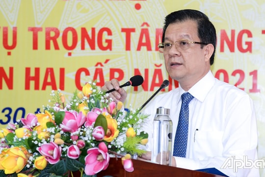 TAND hai cấp tỉnh Tiền Giang triển khai công tác năm 2021