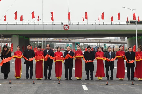 Khánh thành nút giao đường vành đai 3 với cao tốc Hà Nội – Hải Phòng