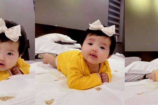 Đông Nhi - Ông Cao Thắng lần đầu lộ ảnh cận mặt của ái nữ