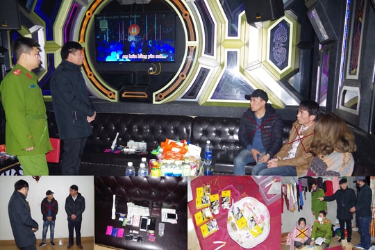  Bắt 4 đối tượng tàng trữ trái phép ma túy trong quán Karaoke