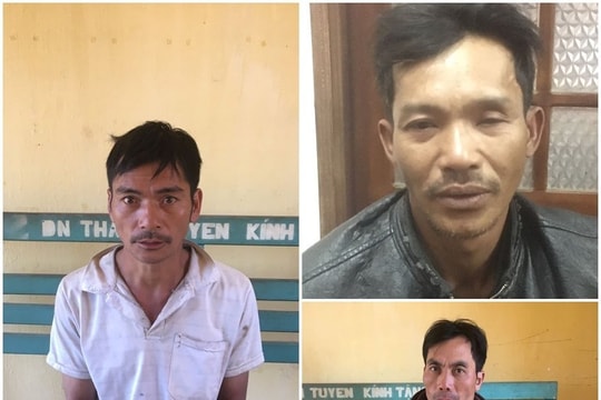 Bắt tạm giam 3 đối tượng khai thác gỗ trái phép tại Lâm Đồng