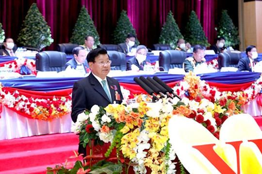Lãnh đạo Việt Nam chúc mừng Tổng Bí thư Đảng NDCM Lào
