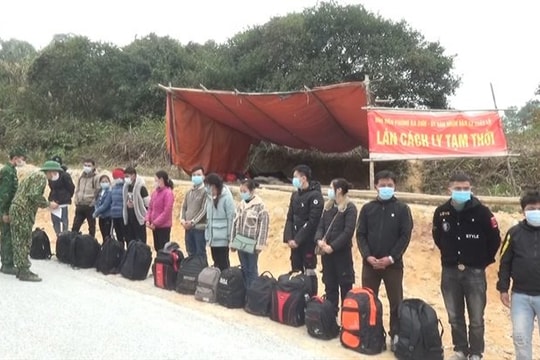 Lạng Sơn phát hiện 421 công nhân nhập cảnh trái phép về quê ăn Tết