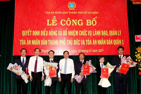 Bổ nhiệm Chánh án TAND TP Thủ Đức