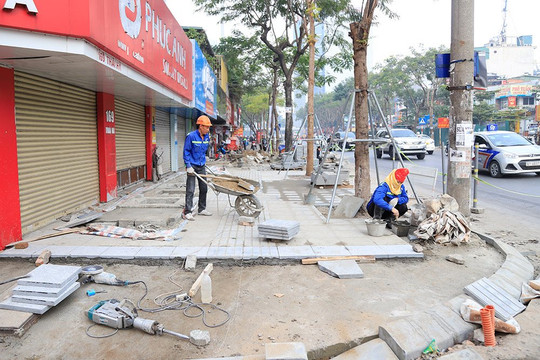 Sở GT-VT Hà Nội yêu cầu tạm dừng thi công, đào đường từ ngày 20/1